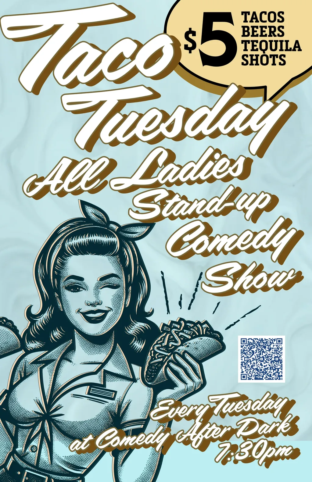 Taco Tuesday – All Ladies Stand Up Comedy