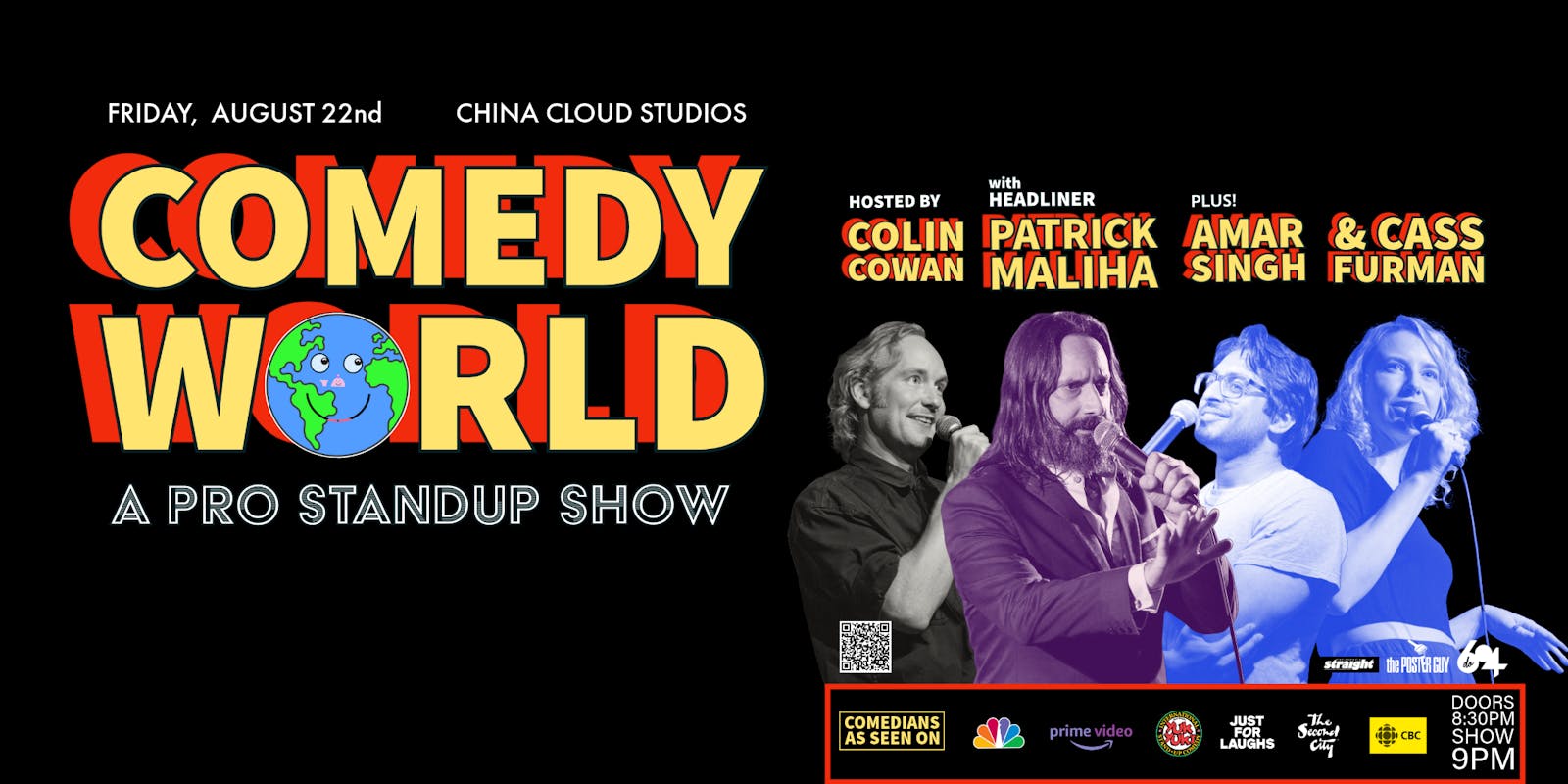 Comedy World – A Pro Standup Show ft. Patrick Maliha