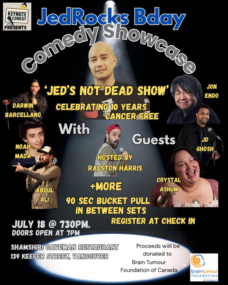 JedRocks Bday Comedy Showcase