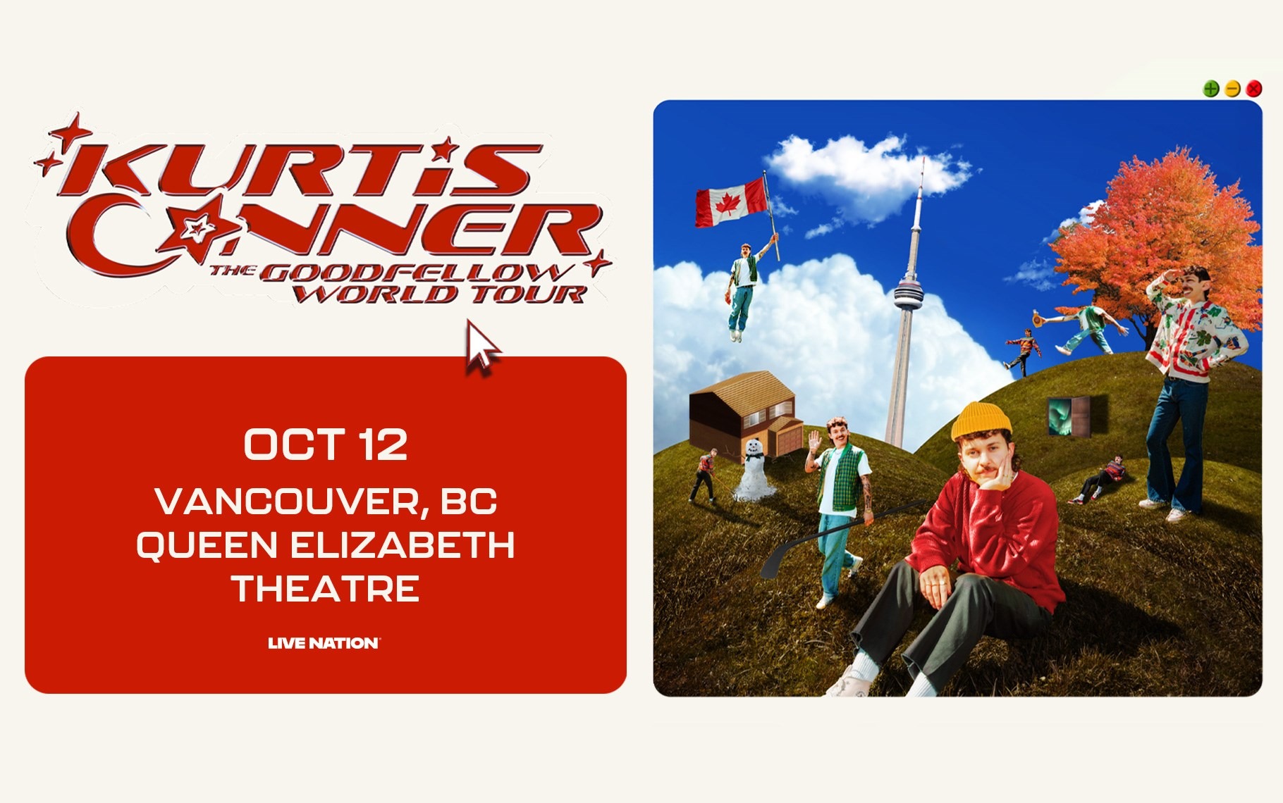 Kurtis Conner in Vancouver - The Goodfellow World Tour - October 12, 2025