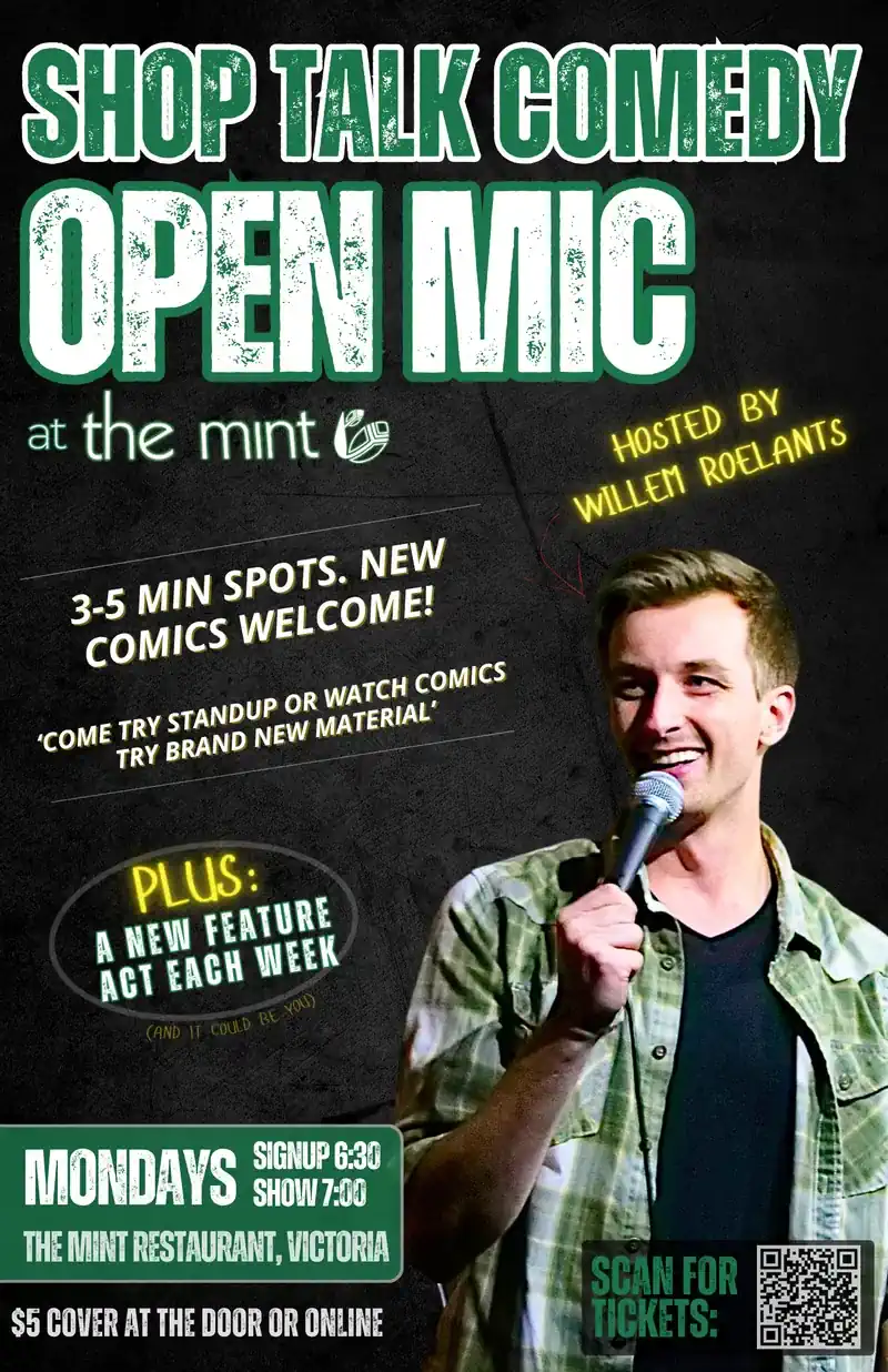 Shop Talk Comedy Open Mic