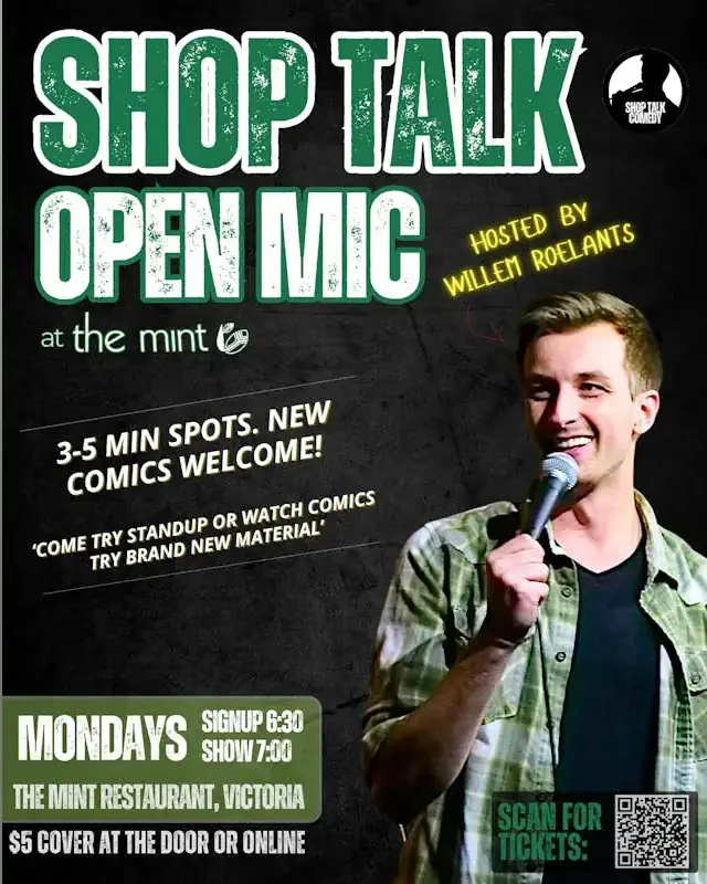 Shop Talk Open Mic at the Mint
